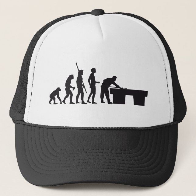 evolution billard trucker hat (Front)