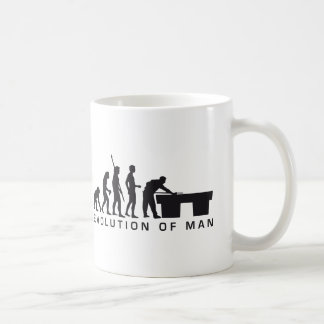 evolution billiard coffee mug