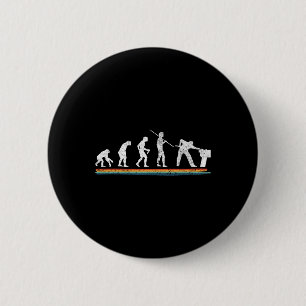 Evolution Billiards Funny Vintage  6 Cm Round Badge
