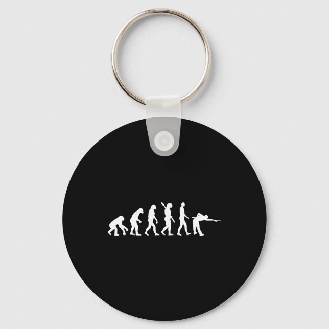 Evolution Billiards  Key Ring (Front)