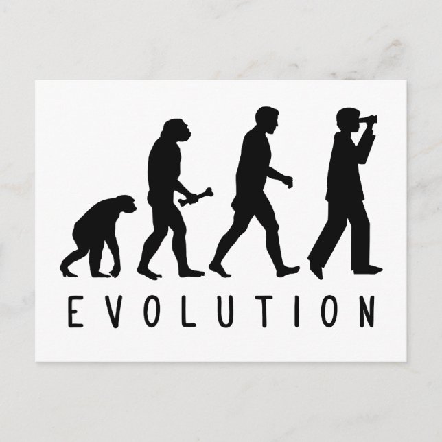Evolution: Birder Postcard (Front)