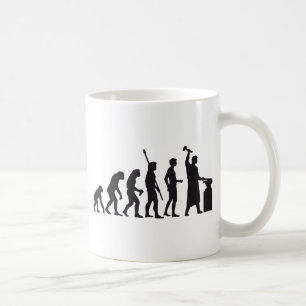 evolution blacksmith coffee mug