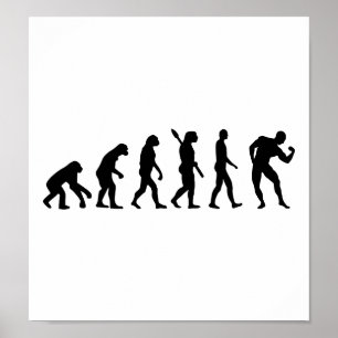 Evolution Bodybuilding muscles Poster