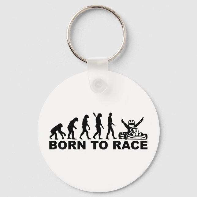 Evolution born to race Kart Key Ring (Front)