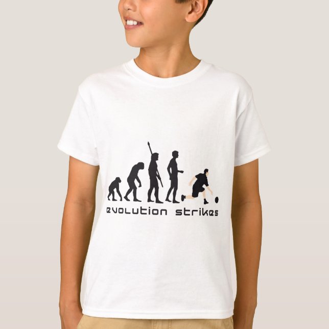 evolution bowling T-Shirt (Front)