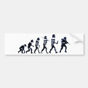 evolution bumper sticker