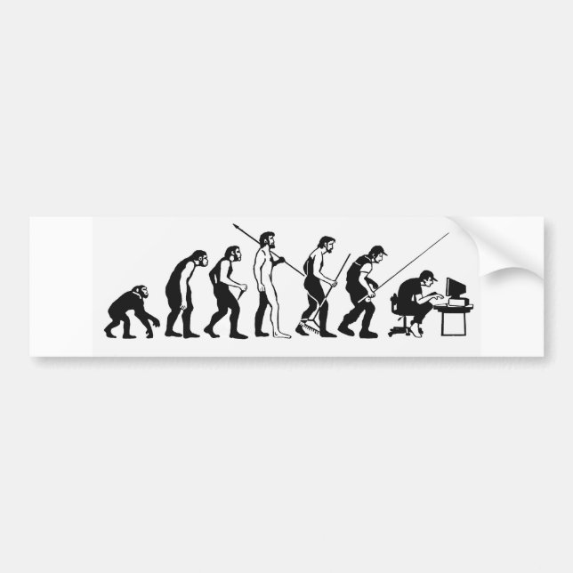 Evolution Bumper Sticker (Front)