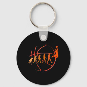 Evolution Bysketbyll Player Byll Game Hoops Key Ring