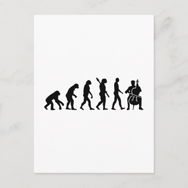 Evolution Cello Postcard (Front)