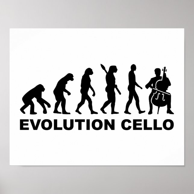 Evolution Cello Poster (Front)