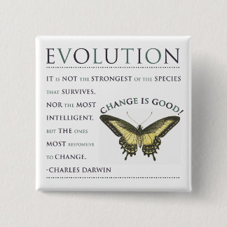 Evolution Change 15 Cm Square Badge
