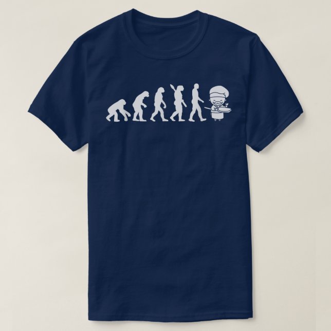 Evolution Chef Gift Pizza Baker  T-Shirt (Design Front)