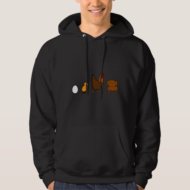 Evolution Chicken   Hoodie (Front)