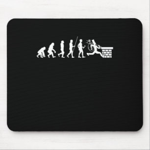 Evolution Chimney Sweep Sweeper Sweeping Gift Mouse Pad