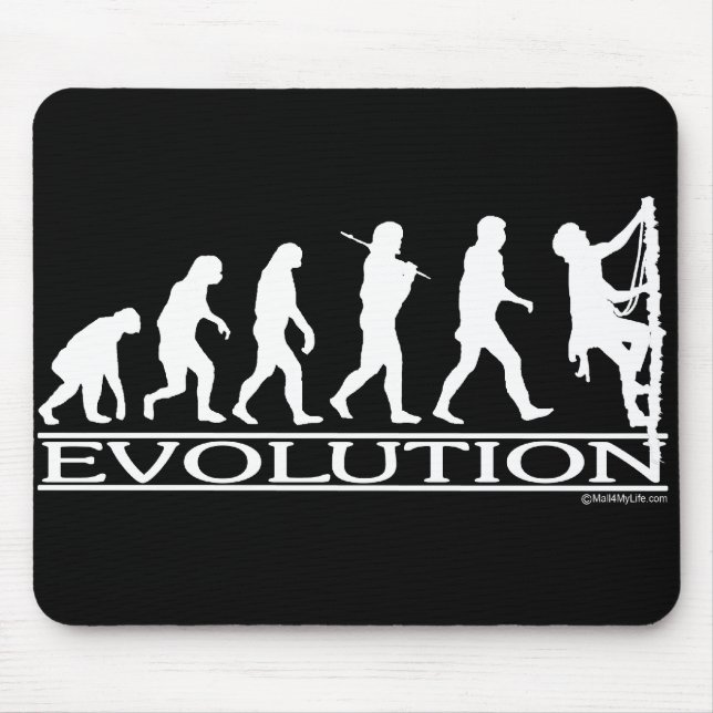 Evolution - Climbing Mouse Pad (Front)