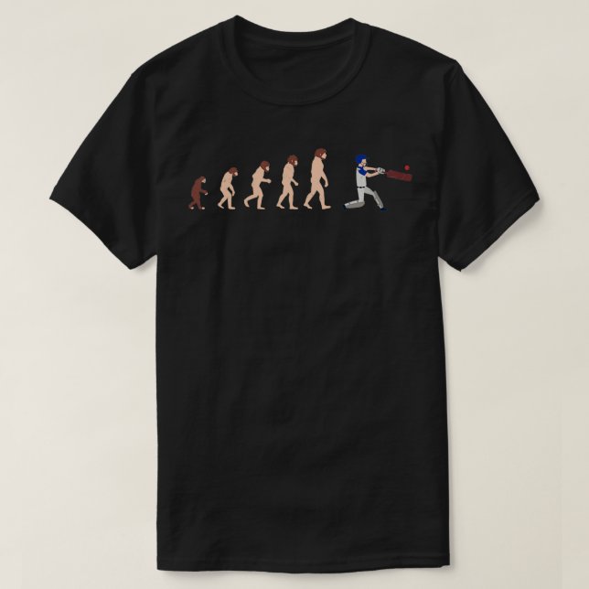 Evolution Cricket Funny Gift Idea T-Shirt (Design Front)