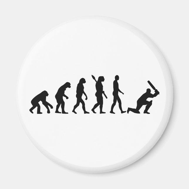Evolution Cricket Magnet (Front)