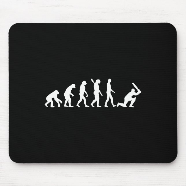 Evolution Cricket Player 1  Mouse Pad (Front)