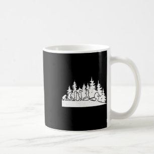 Evolution Cross Country Skiing Winter Sports Biath Coffee Mug