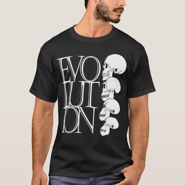 Evolution (dark shirt) T-Shirt (Front)