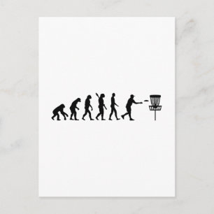 Evolution Disc golf Postcard