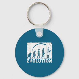Evolution Doctor Medical Silhouette Key Ring