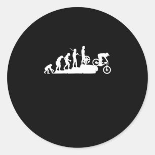 evolution downhill mountain bike mountain classic round sticker