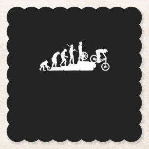 evolution downhill mountain bike mountain paper coaster