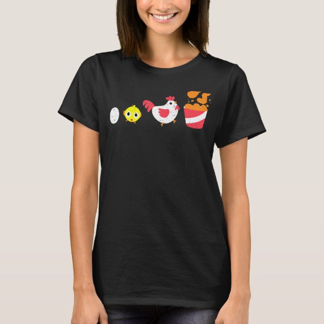 Evolution Eggvolution - Eggs T-Shirt (Front)