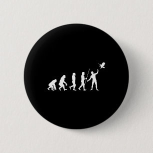 Evolution Falconer Falcon Falconry Falcons Hunting 6 Cm Round Badge