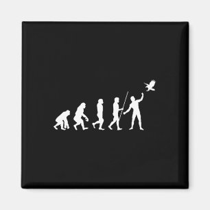 Evolution Falconer Falcon Falconry Falcons Hunting Magnet