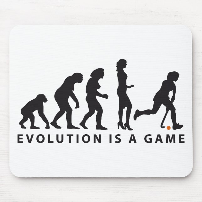 evolution female hockey mouse pad (Front)