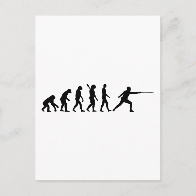 Evolution Fencing Postcard (Front)
