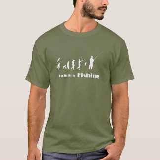 Evolution Fishing - Born To Fish, Fisherman Angler T-Shirt