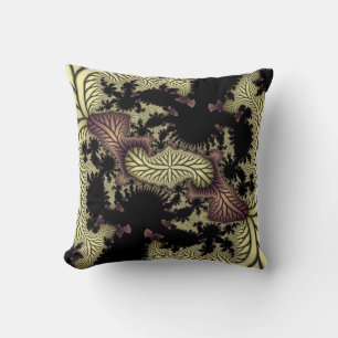Evolution fractal art pillow
