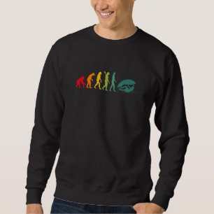 Evolution Graphic Climbing Climber Bouldering Boul Sweatshirt