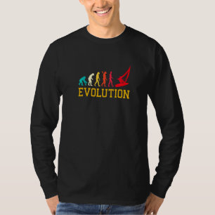 Evolution Graphic Sailboat Captain Sailing Sea Boa T-Shirt