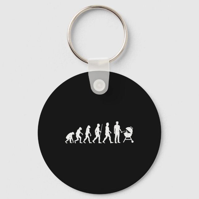 Evolution Grilling Funny Bbq Grill Rbecue  Key Ring (Front)
