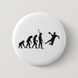 evolution handball 6 cm round badge