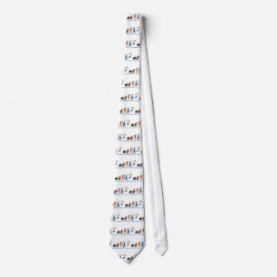 Evolution Handball Comic Style Tie