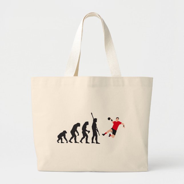 evolution handball large tote bag (Front)