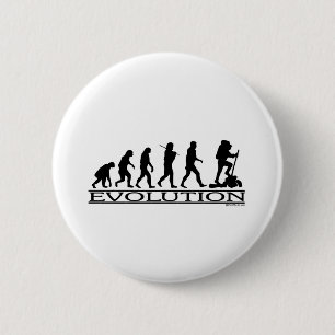 Evolution - Hiking 6 Cm Round Badge
