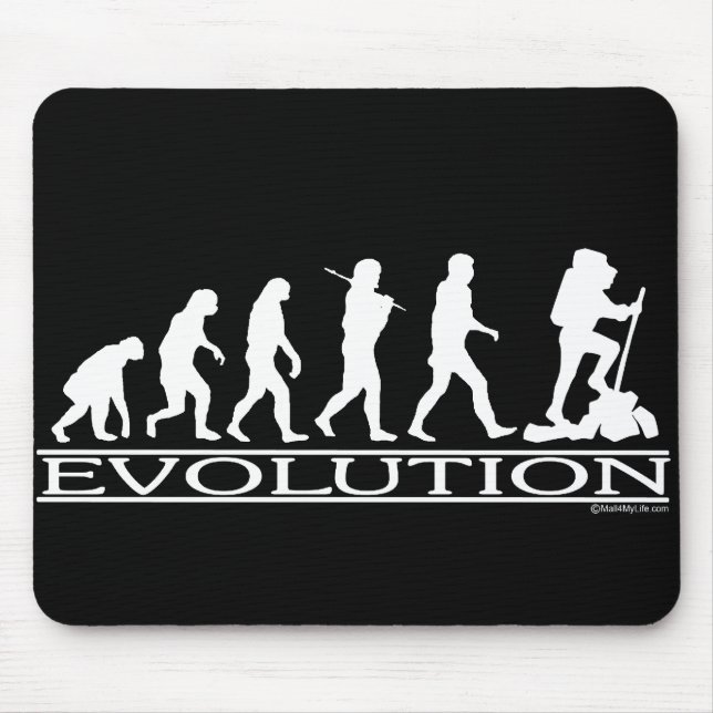 Evolution - Hiking Mouse Pad (Front)