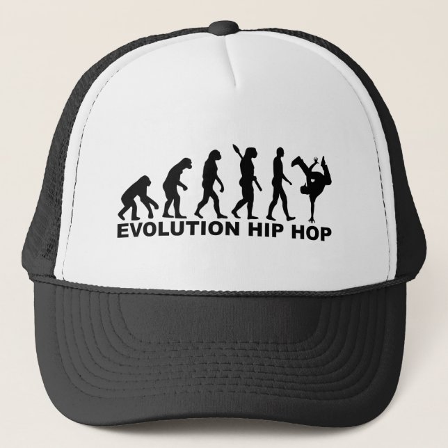 Evolution hip hop trucker hat (Front)
