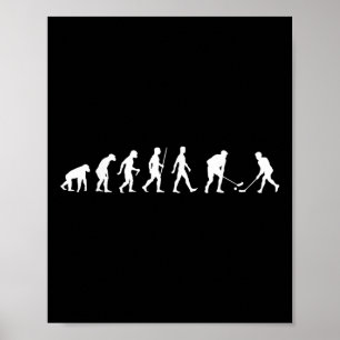 Evolution Indoor Hockey Development Hockey Player Poster
