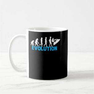 Evolution Jet Ski Funny Water Sport Boating Gift Coffee Mug