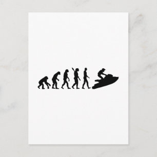 Evolution Jet Ski Postcard