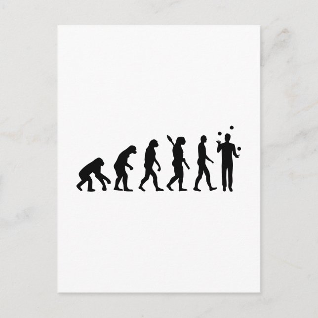 Evolution Juggling Postcard (Front)