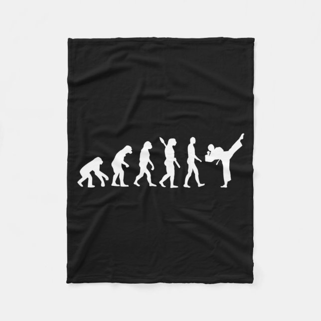 Evolution karate fleece blanket (Front)