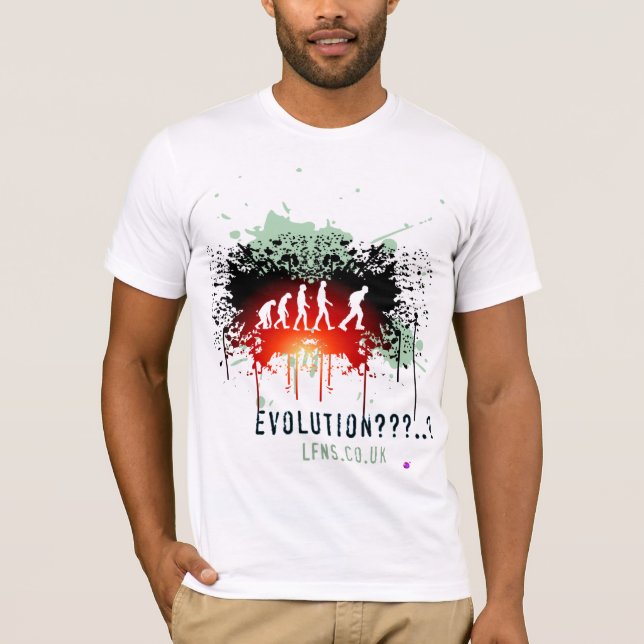 Evolution/Keep Left Bella Canvas T-Shirt (Front)